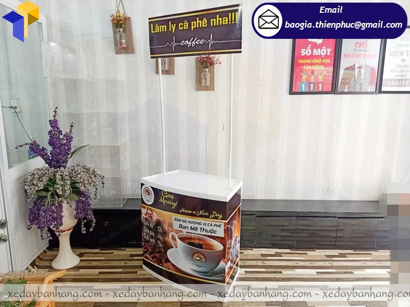 mua booth nhựa mini bán cà phê ở đâu