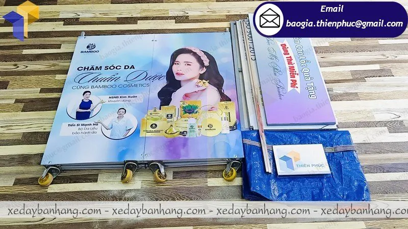 mua booth quảng cáo mỹ phẩm ở đâu