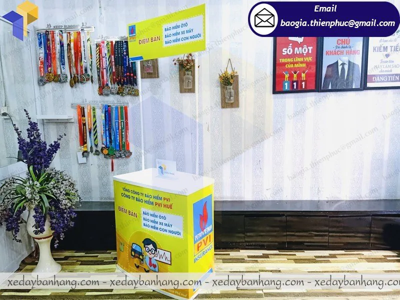mua booth sampling nhựa ở đâu