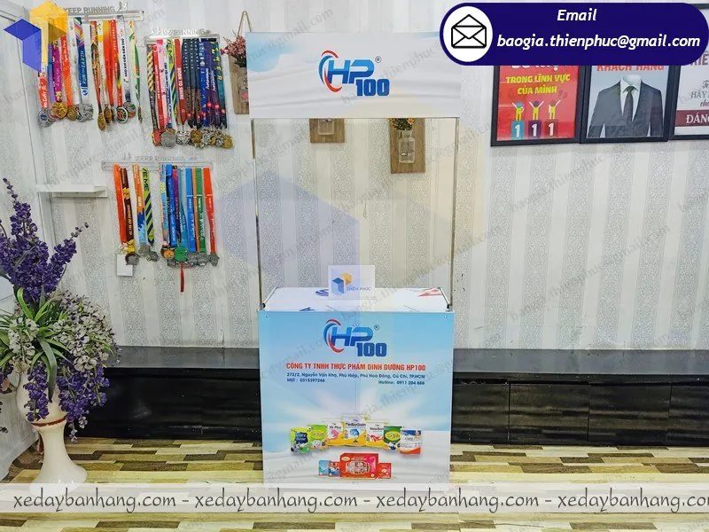 mua booth sampling tháo lắp ở đâu