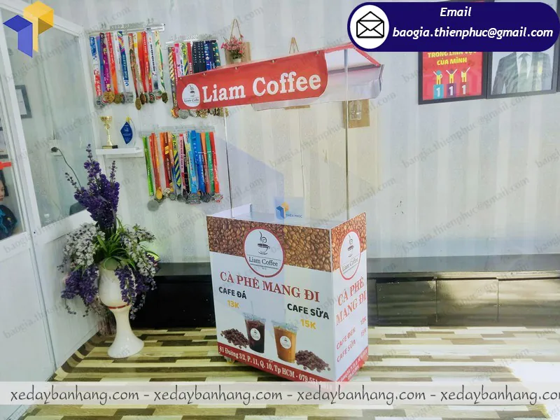 mua quầy cafe take away lắp ráp ở đâu