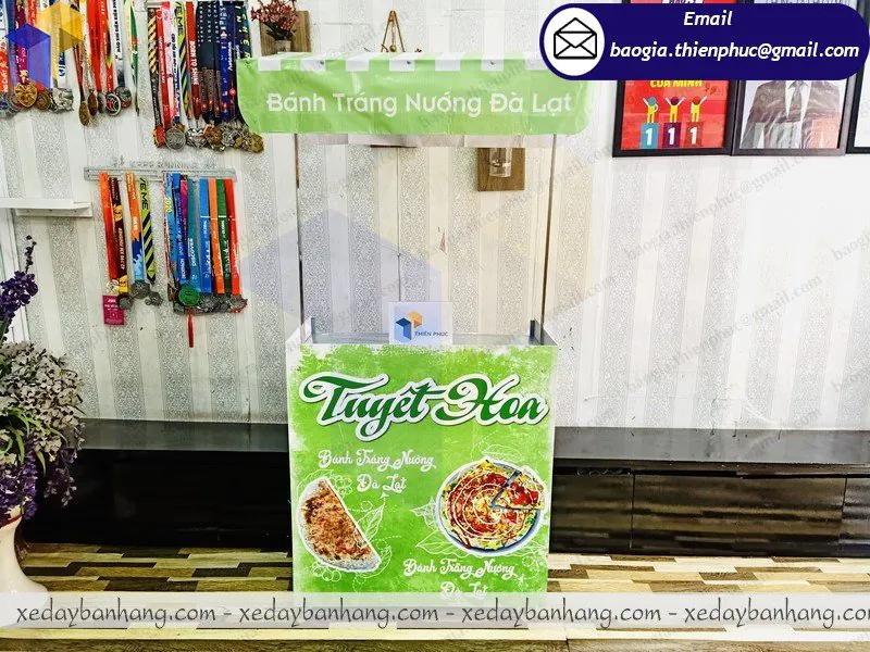 mua quầy lắp ráp bán bánh tráng nướng ở đâu