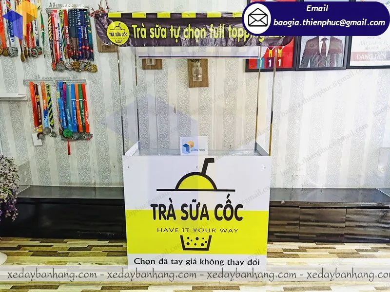 mua quầy lắp ráp bán trà sữa ở đâu