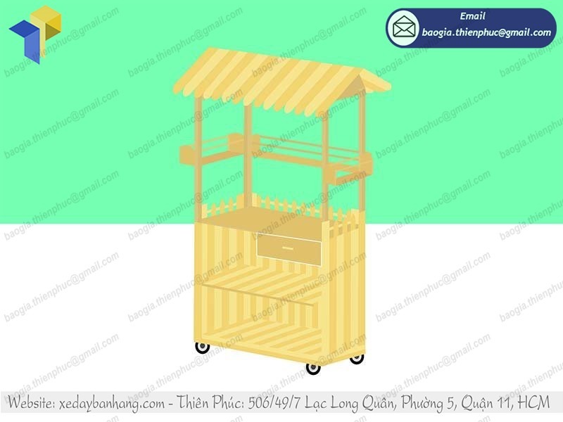 mua quầy xe bán đồ ăn vặt ở đâu