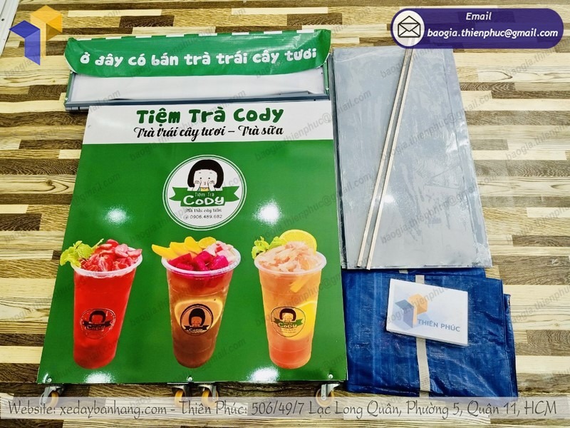 mua xe bán trà trái cây di động ở đâu