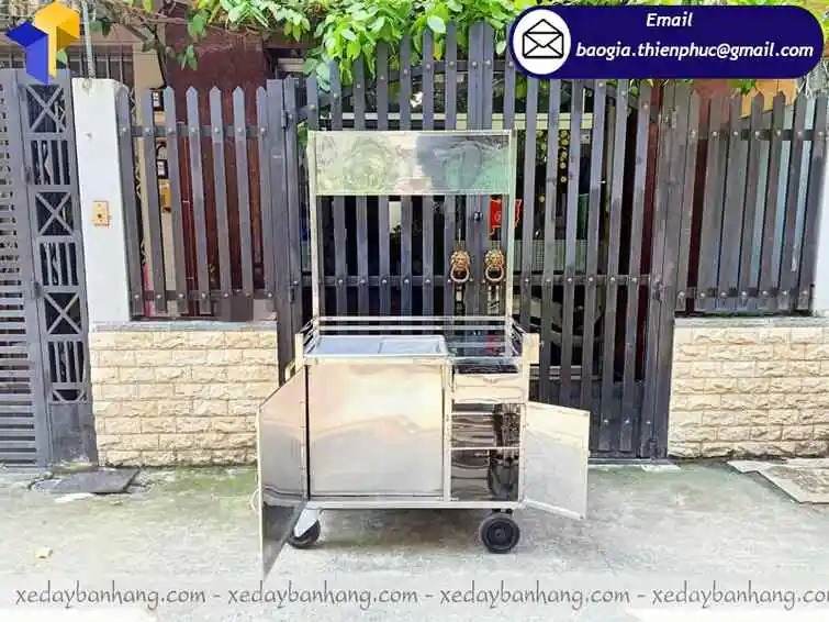 mua xe inox bán kem dạo ở đâu