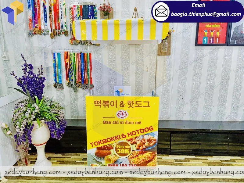 mua xe lắp ráp bán bánh gạo tokbokki đẹp ở đâu