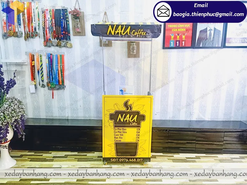 mua xe lắp ráp bán cà phê nhỏ ở đâu