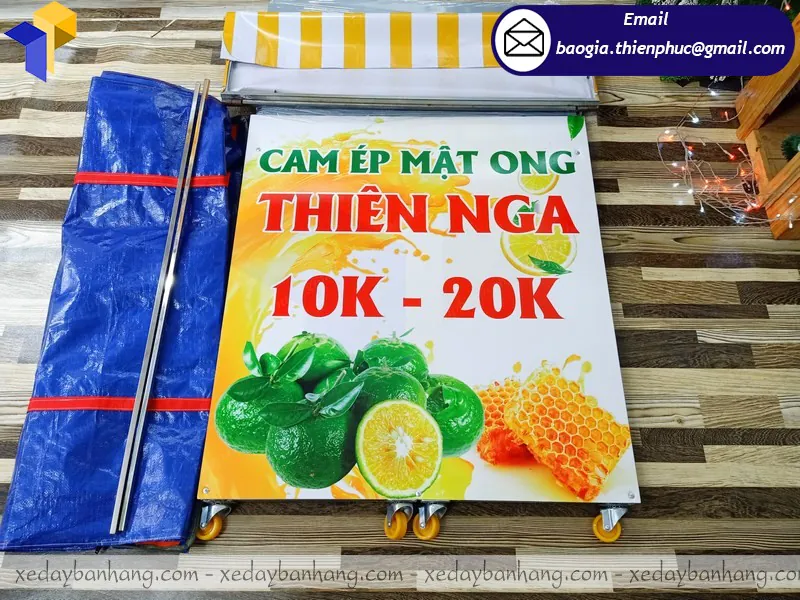 xe lắp ráp bán nước cam ép giá rẻ