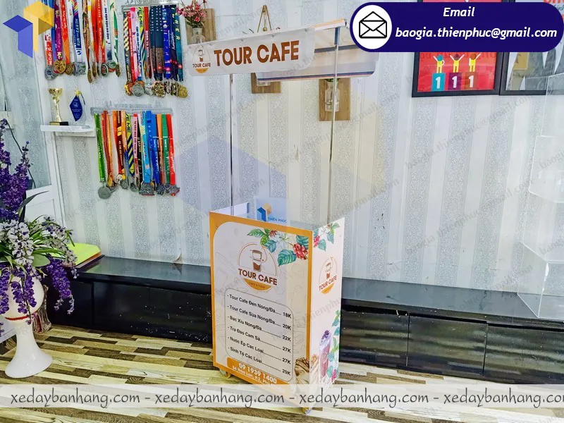 mua xe lắp ráp mini bán cafe ở đâu