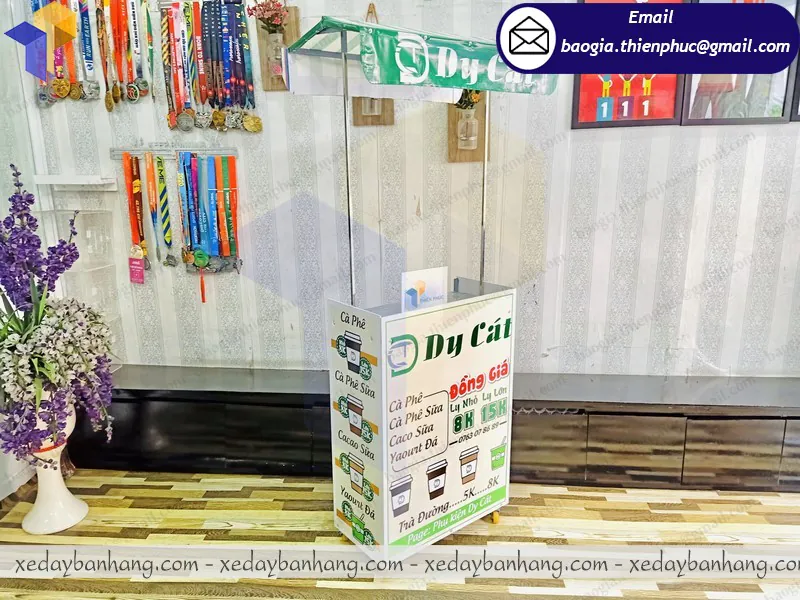 nhận báo giá xe lắp ráp bán cà phê