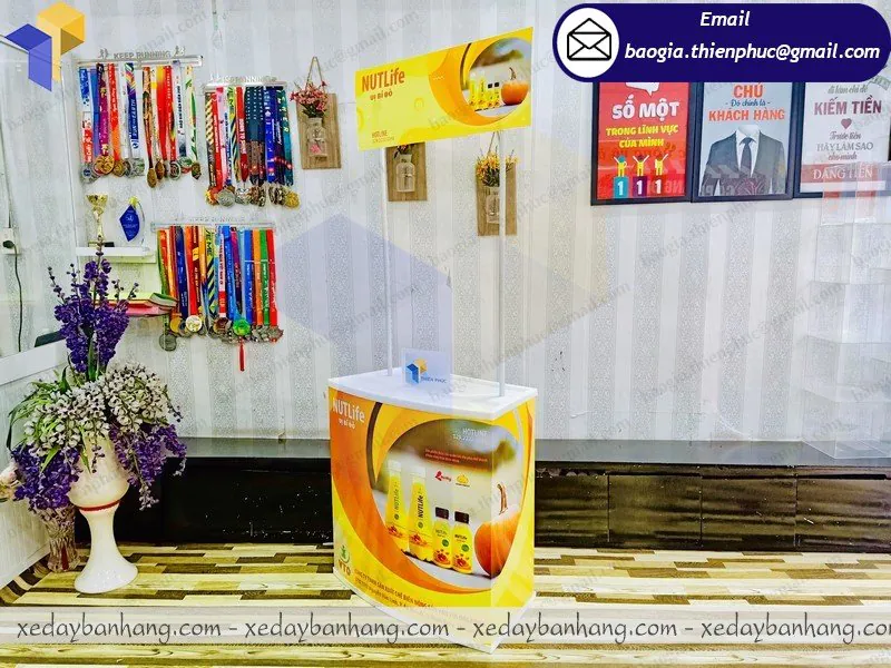 nơi bán quầy nhựa bán hàng lưu động