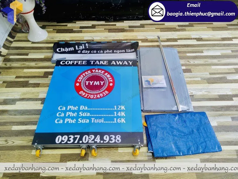 nơi bán xe lắp ráp bán cafe pha máy