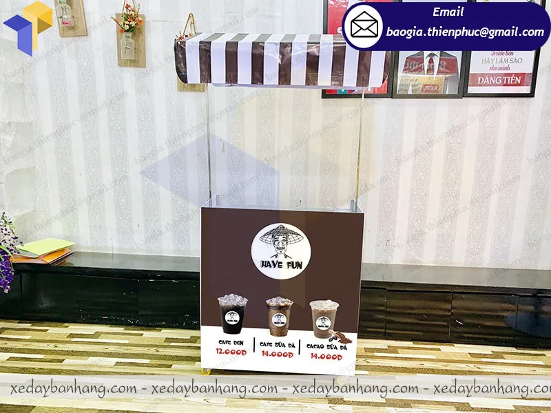 nơi bán xe lắp ráp bán milo đá xay