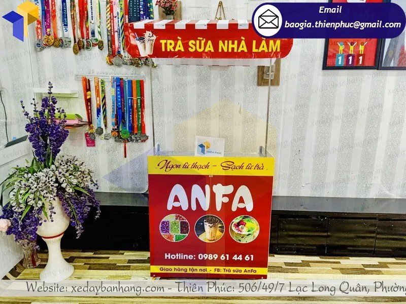nơi bán xe lắp ráp bán trà sữa nhà làm