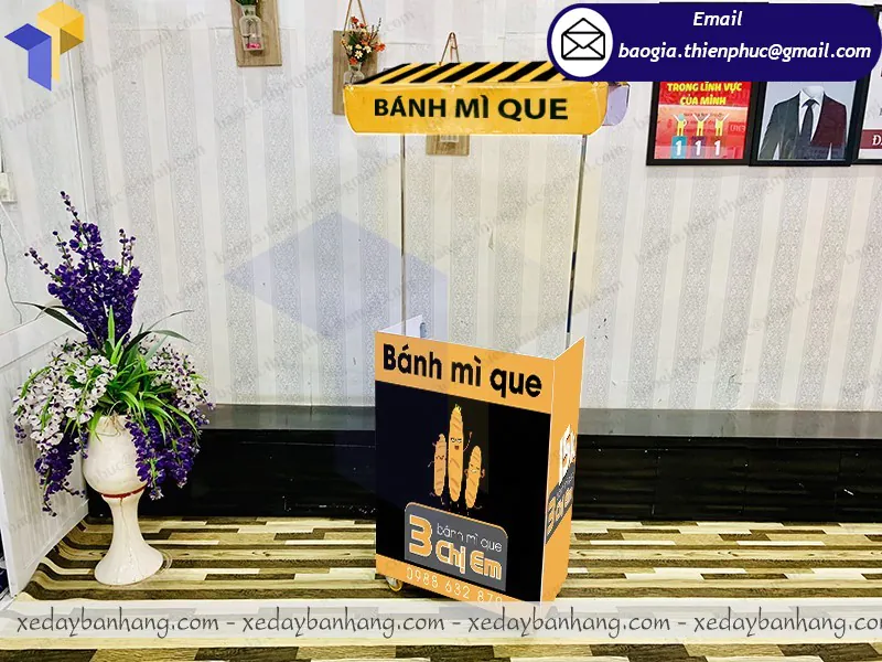 nơi bán xe lắp ráp mini bán bánh mì que