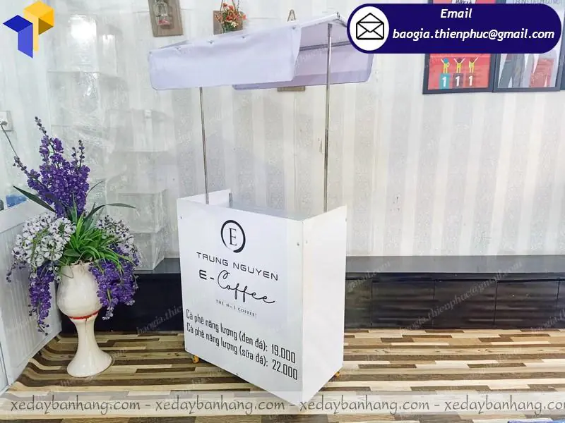 xe lắp ráp bán cà phê lưu động giá rẻ