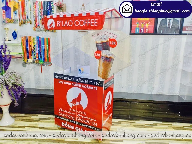 nơi đóng booth bán hàng lắp ráp