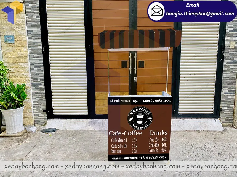 nơi đóng quầy lắp ráp bán cafe 30s