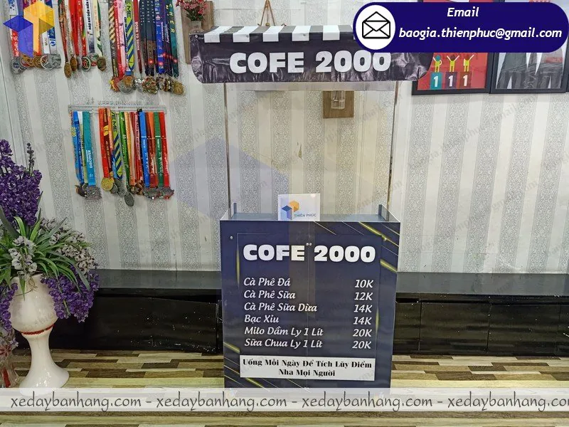 nơi đóng xe lắp ráp bán cafe capuchino