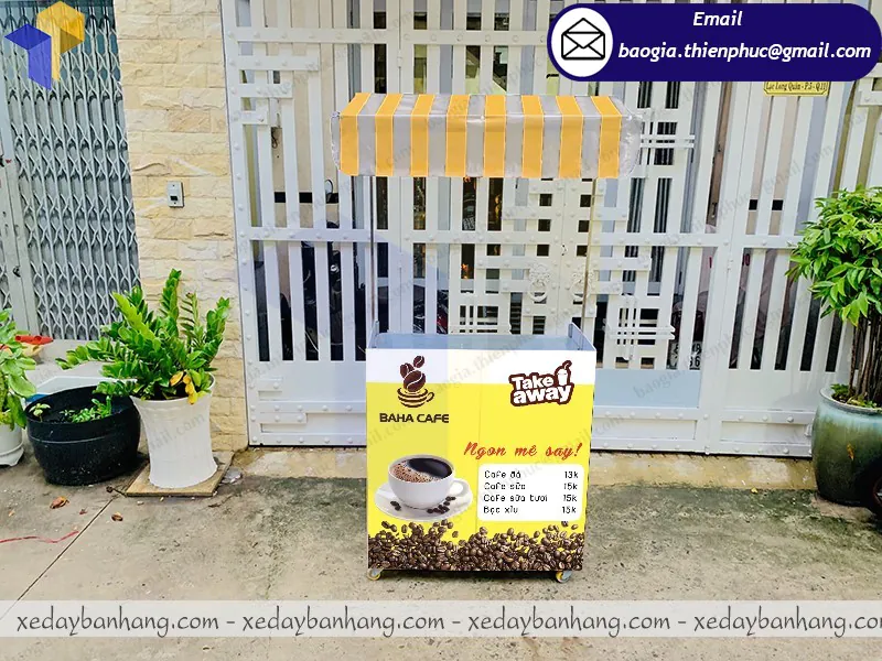 nơi đóng xe lắp ráp bán cafe cắt đôi mini