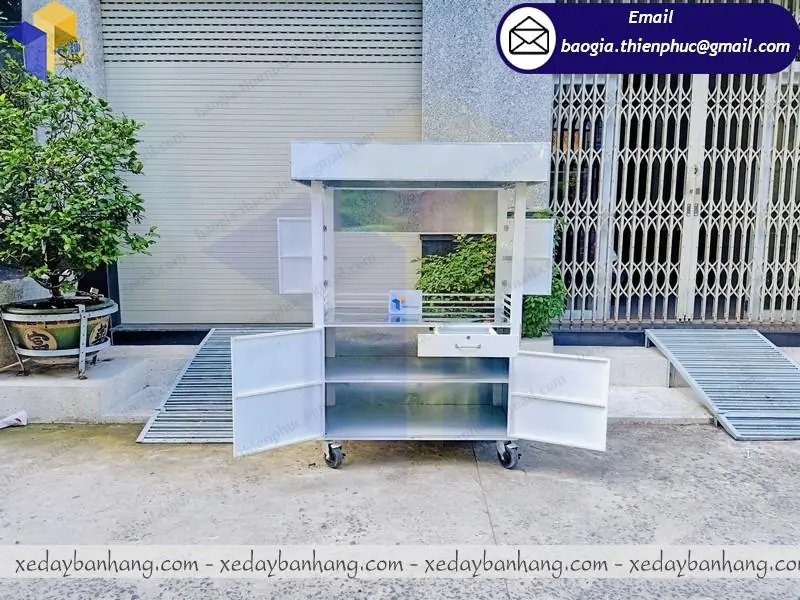 nơi làm tủ bán cafe mang đi