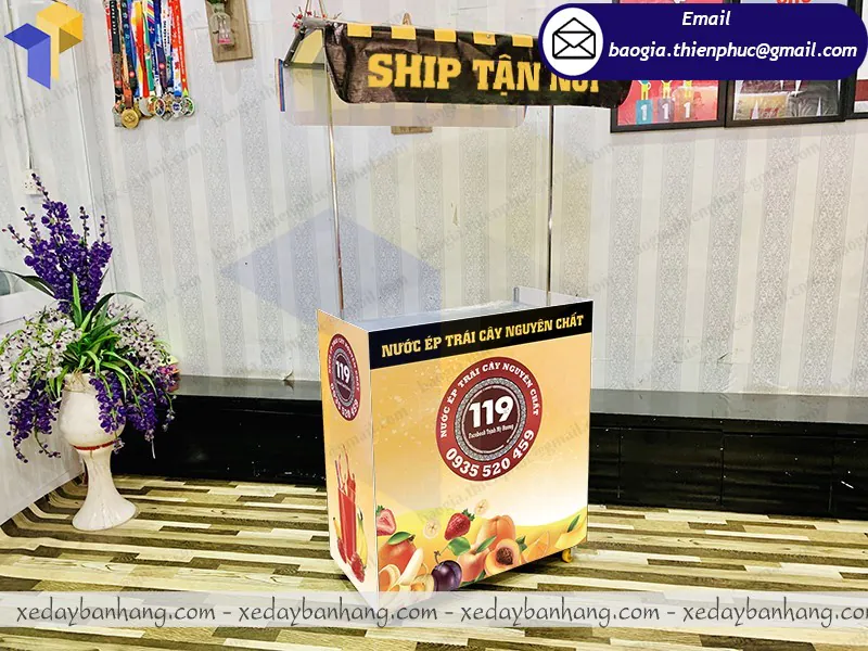 ở đâu bán quầy booth lắp ráp bán trái cây