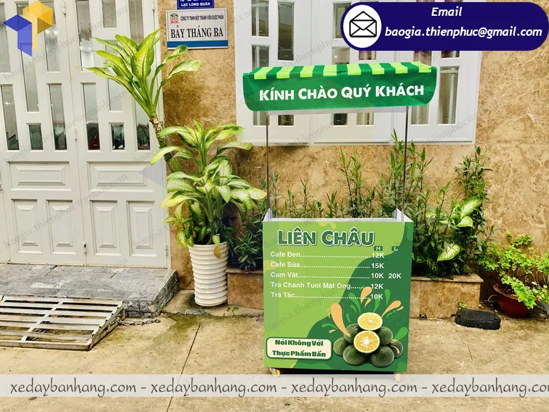 ở đâu bán quầy xe lắp ráp bán trà chanh