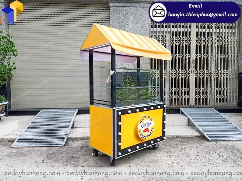 giá xe đẩy bán bánh mì