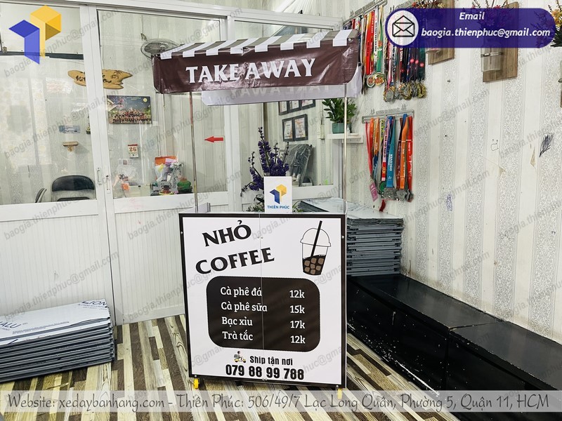 quầy bán cafe lắp ráp