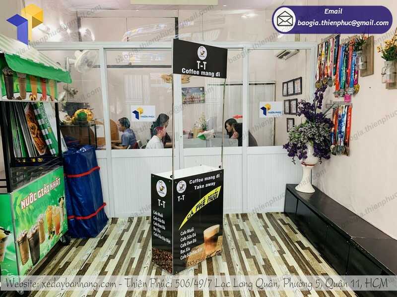 quầy bán cà phê giá rẻ