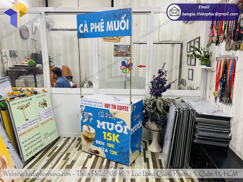 quầy bán cà phê muối mang đi rẻ