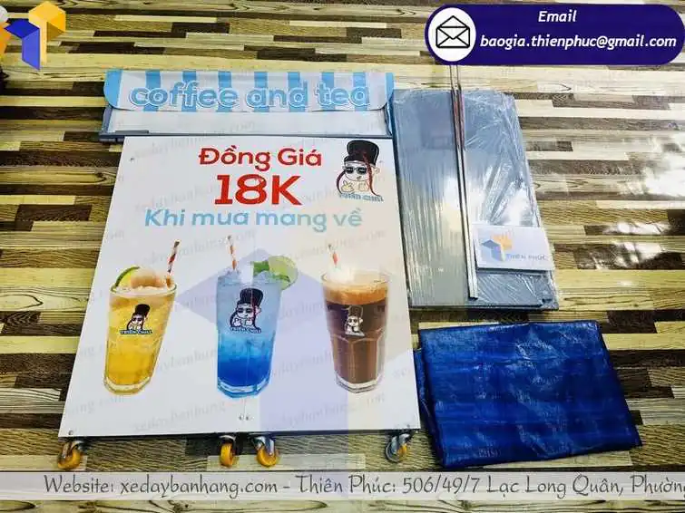 quầy bán cafe mang đi giá rẻ