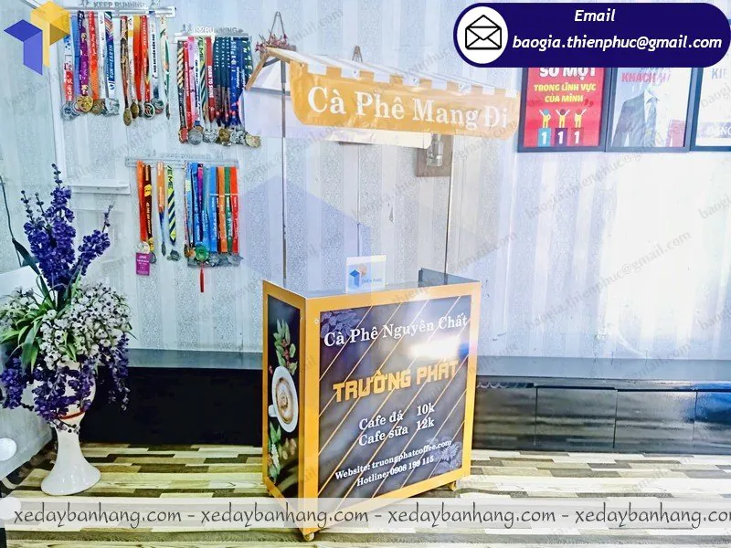 quầy bán cafe mang đi tháo rời