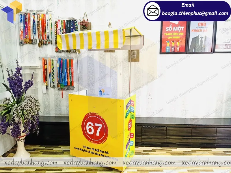 quầy bán cafe tháo rời giá rẻ