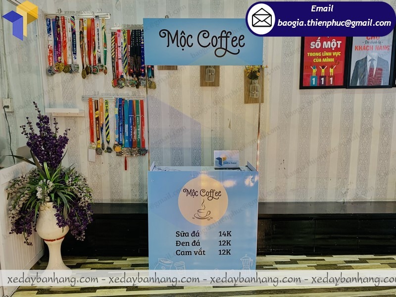 quầy bán cafe vỉa hè