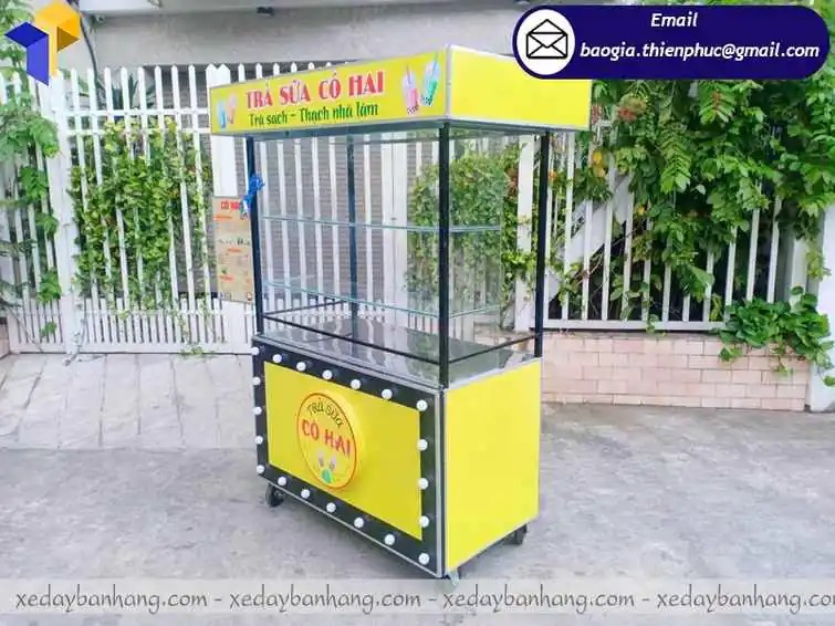 quầy bán sinh tố trà sữa giá rẻ