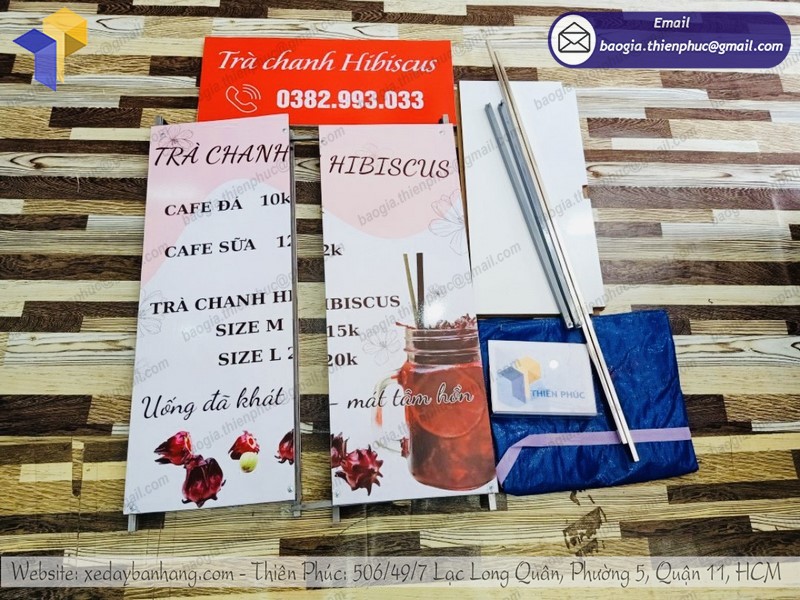 quầy bán trà chanh lưu động rẻ