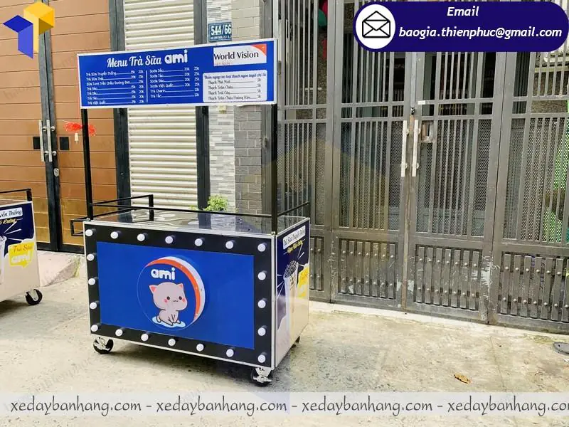 quầy bán trà sữa đẹp