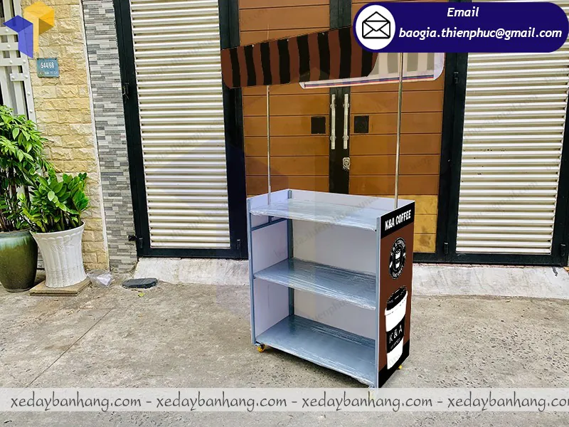 quầy booth lắp ráp bán cafe 30s giá rẻ