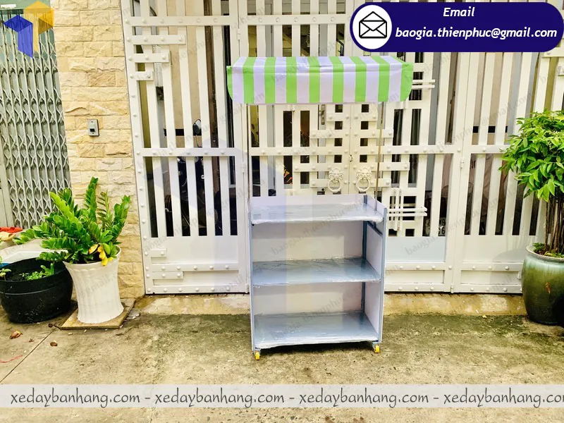 quầy booth lắp ráp bán cafe sữa đá