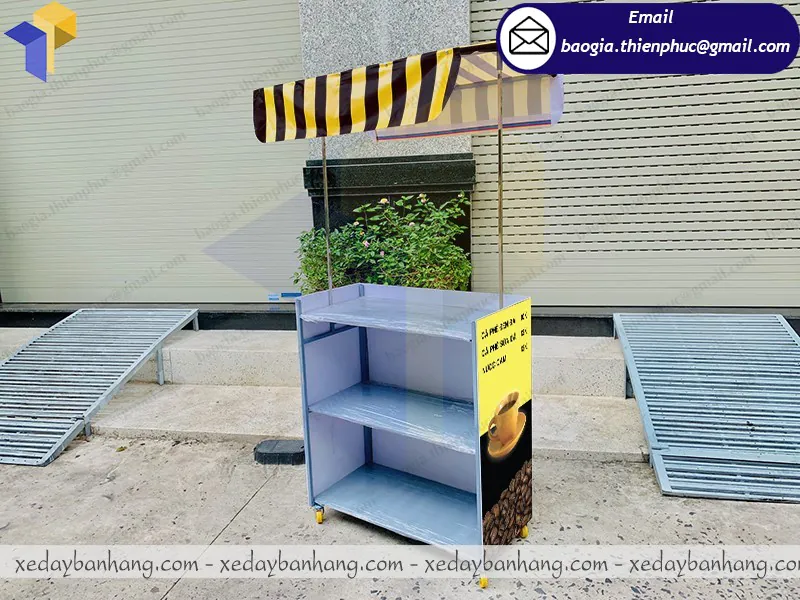 quầy booth lắp ráp bán cam ép cafe giá rẻ
