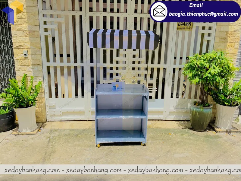 quầy booth lắp ráp bán coffee nguyên chất