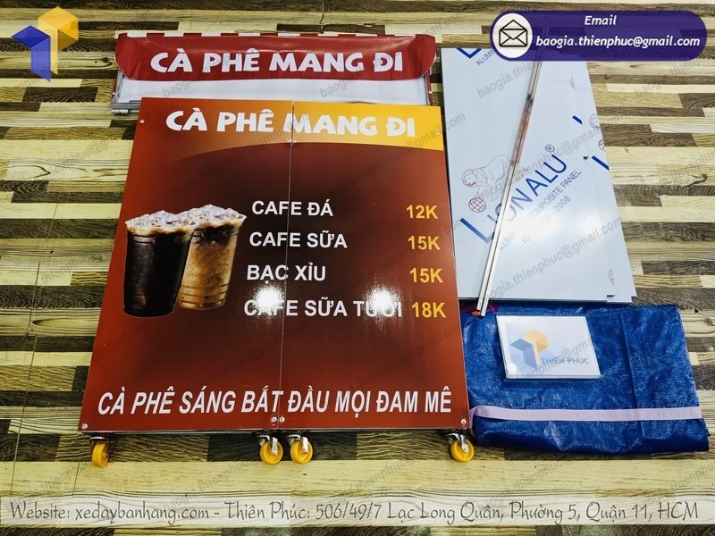 Quầy cà phê di động đẹp
