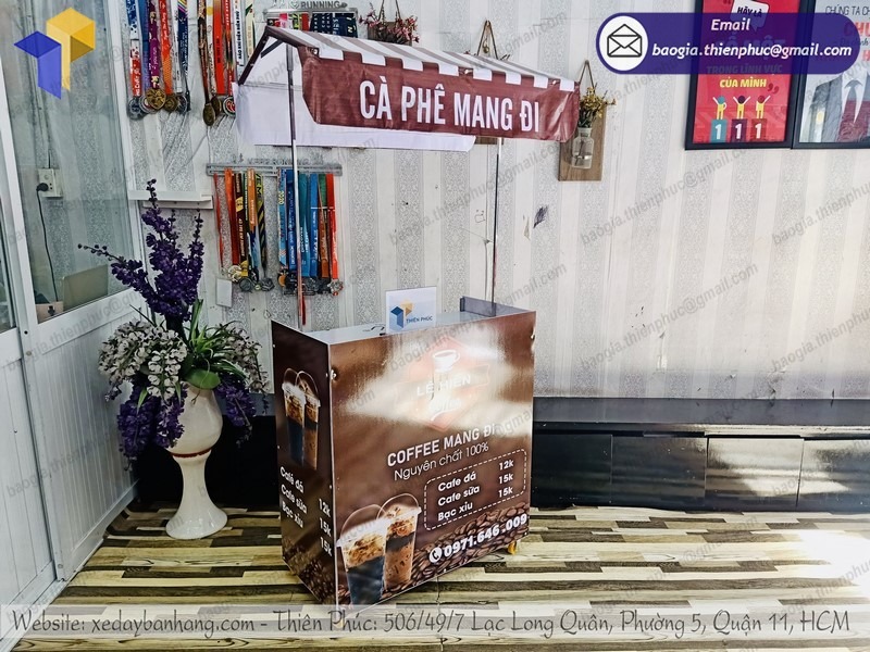 Quầy bán cà phê di động giá rẻ
