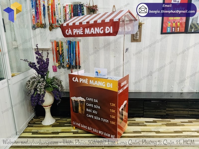 Quầy cà phê di động nhanh