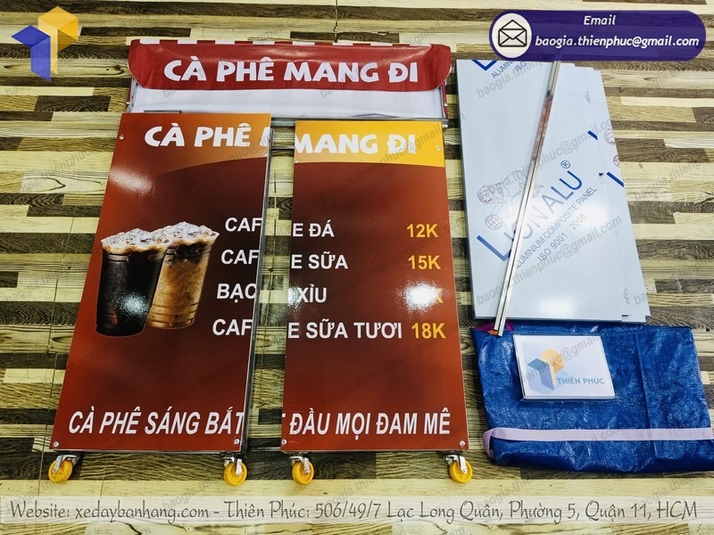 Quầy cà phê di động ở đâu