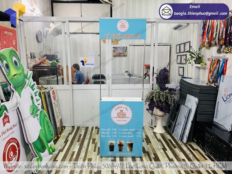 quầy cà phê nhỏ gọn lắp ráp uy tín