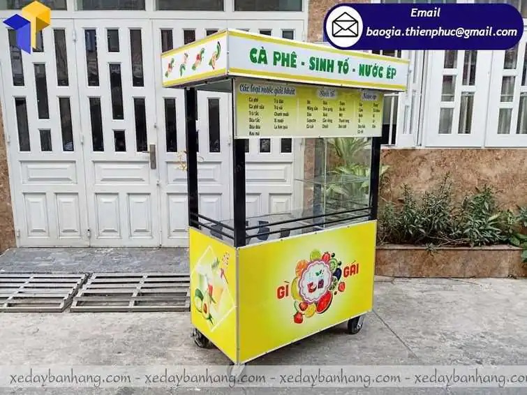 quầy cafe mang đi inox giá rẻ