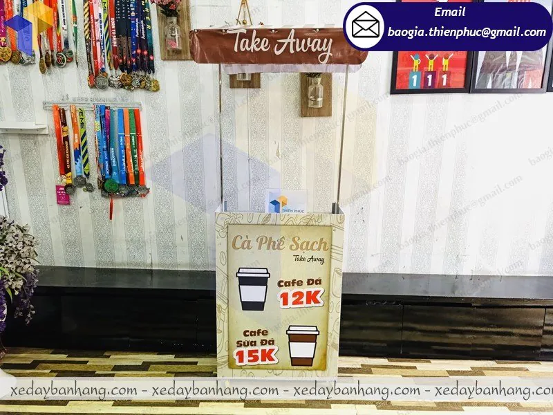 quầy lắp ráp bán cà phê sạch giá rẻ